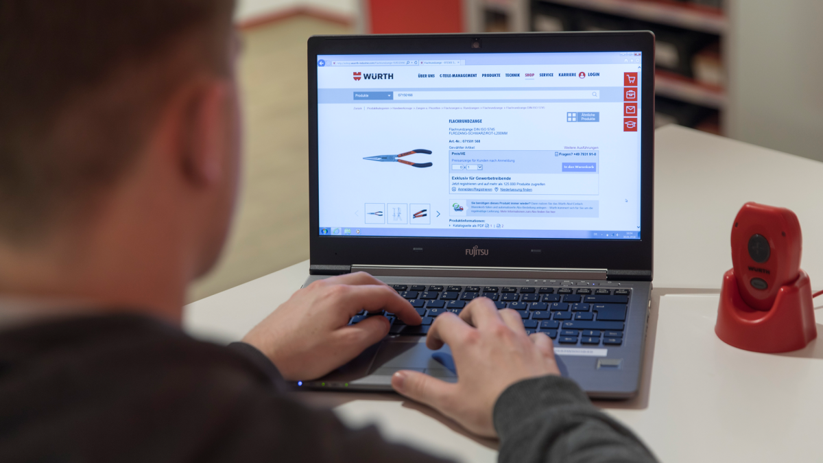 Online Shop of Würth Industrie Service Österreich