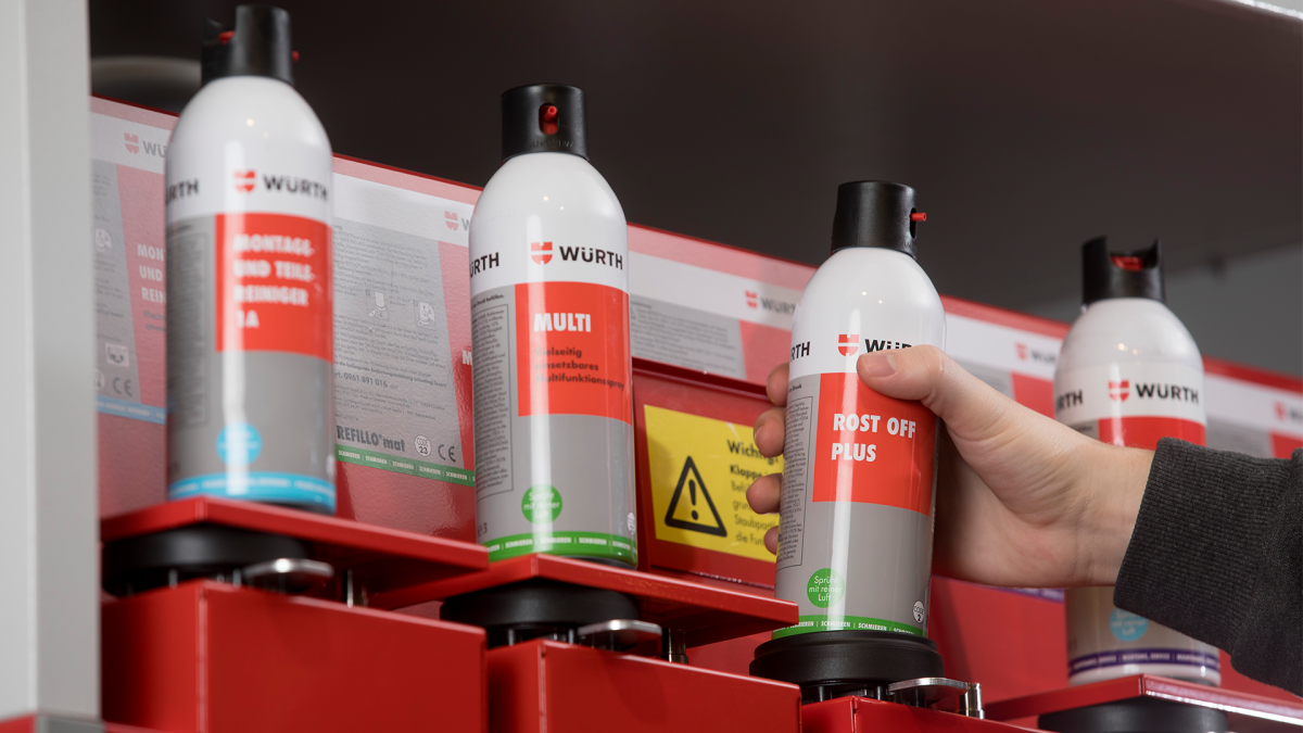 Spraydosen automatisiert wiederbefüllen