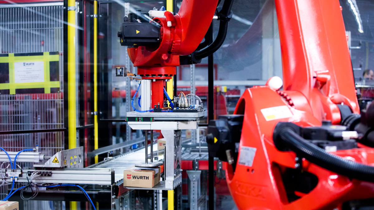 Roboter Würth Industrie Service